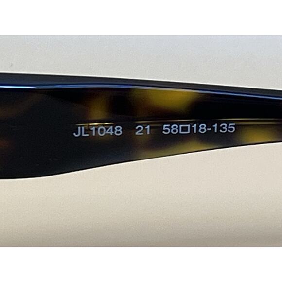 Judith Leiber JL1048 Cubism Sunglasses, Rare New, gold crystals - Picture 9 of 9